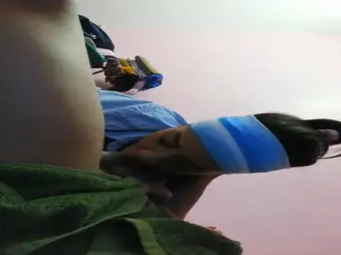 ABG Bandana Biru Nyepong Panas Viral Indo Kost